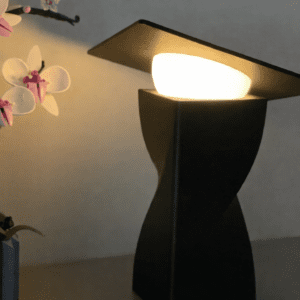Lampada da scrivania nera stampata in 3D – Noir Desk Lamp