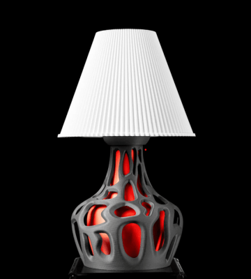 Lampada da tavolo stampata in 3D – Slime Table Lamp